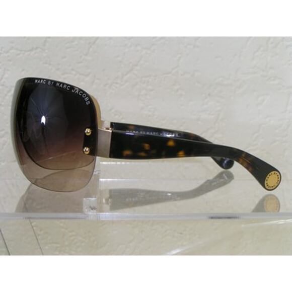 NEW MARC BY MARC JACOBS MMJ011/S BROWN FRAMELESS SUB 94 WRAP SUNGLASSES
